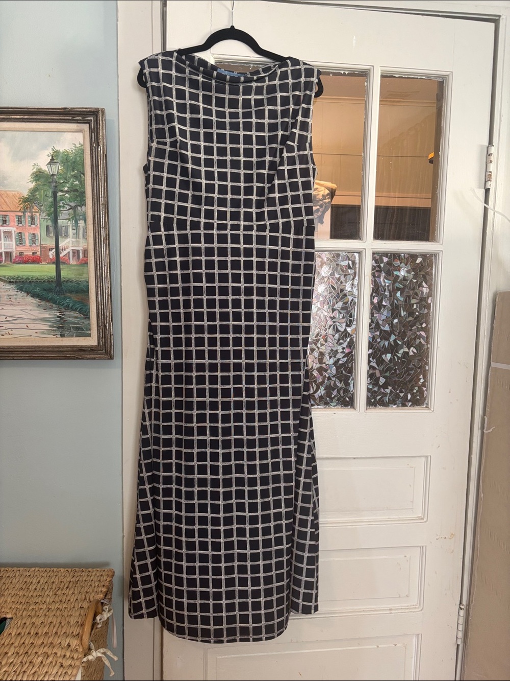 Hill House Grecian Check Sloane Dress